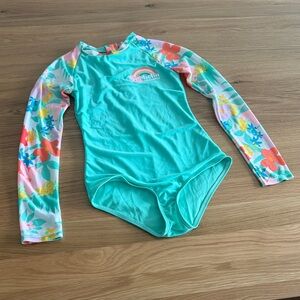 4/$20 Cat & Jack one piece bathing suit/Rash Guard style